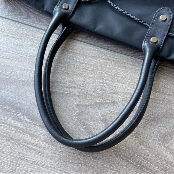 Agnes B Nylon Handbag Tote - Picture 7 of 15